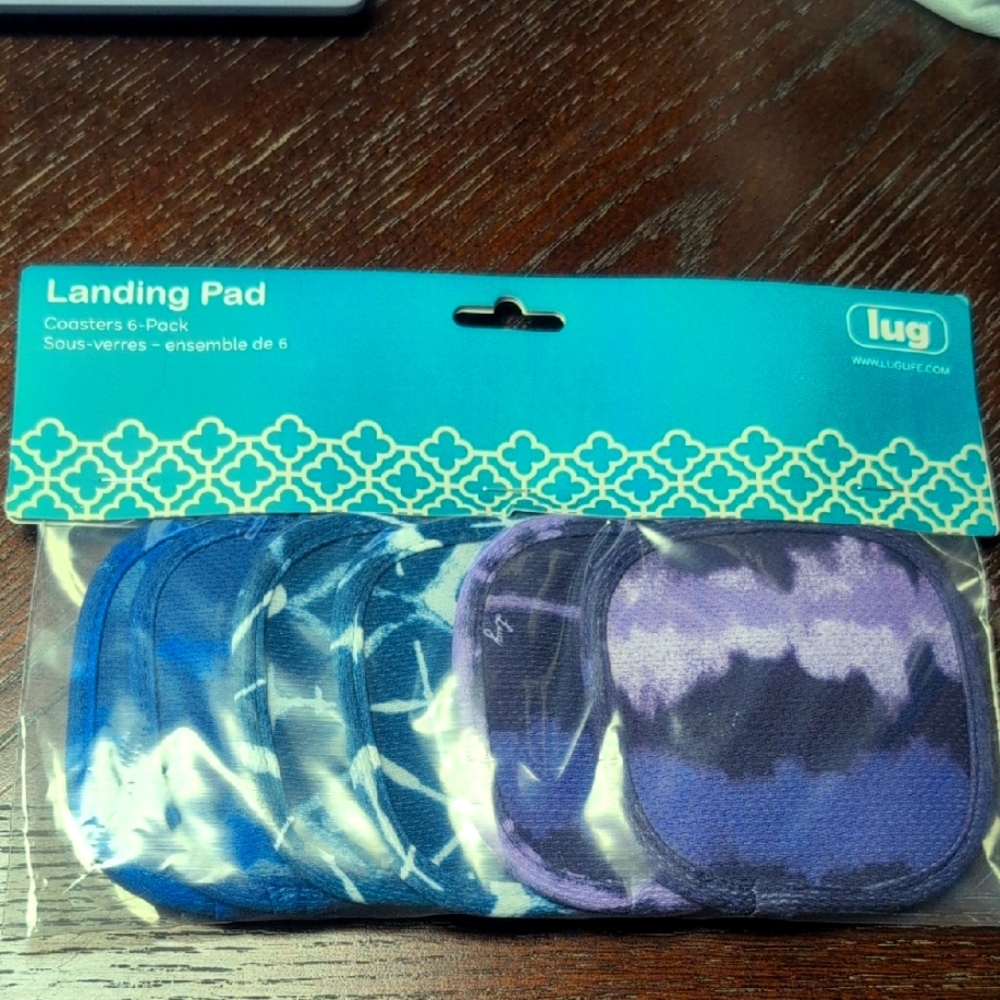 Brand New, Never Opened! Lug Landing Pad Coasters 6-Pack